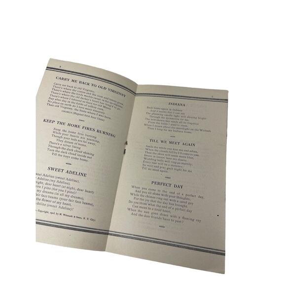 Fontainebleau School For Americans Song Sheet Lyric Booklet J Hunots Printing Co - Picture 3 of 6